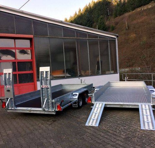 Tieflader Saris Magnum Maxx 3500 - 4 Meter Baumaschinenanhänger