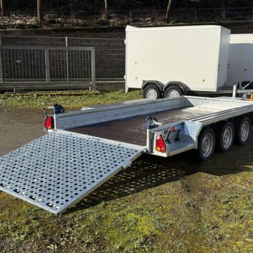 saris-magnum-s-3-achser (1) Tieflader Saris Magnum S MG 400 182 3500 3 - 4 Meter Baumaschinenanhänger Tridem