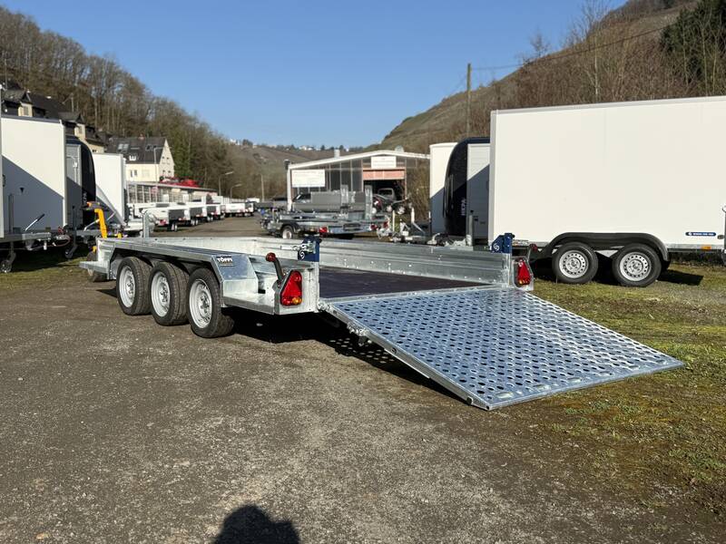 saris-magnum-s-3-achser Tieflader Saris Magnum S MG 400 182 3500 3 - 4 Meter Baumaschinenanhänger Tridem