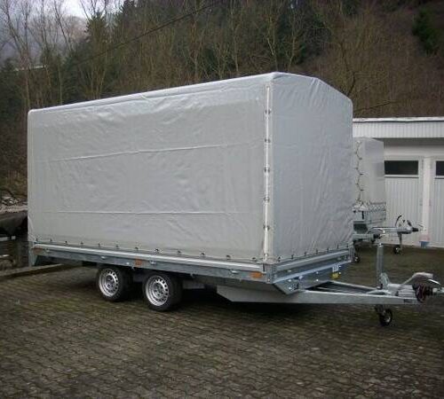 Kastenanhänger Saris PL 2027 mit Plane 4,06 x 2,04 x 2,00m