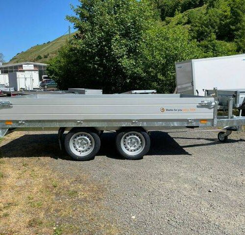 Kastenanhänger Saris PL 406 204 3500 kg - mit niedrig Fahrwerk