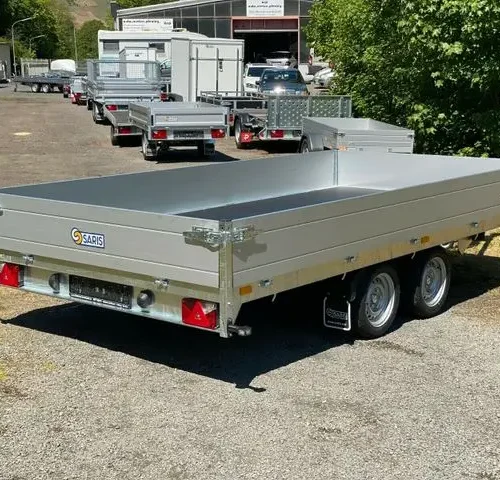Kastenanhänger Saris PL 406 204 2700 kg - mit niedrig Fahrwerk