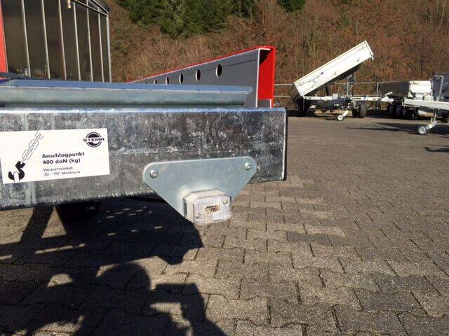 stema-aluanhaenger Autotransporter Stema FHAK 27-40-21.2 - kippbarer Autotransporter mit Seilwinde