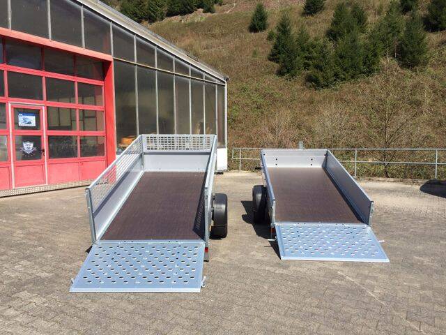 Kastenanhänger Stema Rex 25 - kompakter Kippanhänger mit Auffahrrampe