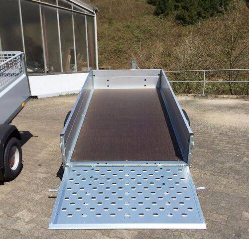 Kastenanhänger Stema Rex 25 - kompakter Kippanhänger mit Auffahrrampe