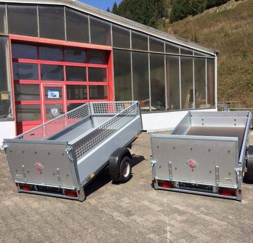 Kastenanhänger Stema Rex 25 - kompakter Kippanhänger mit Auffahrrampe