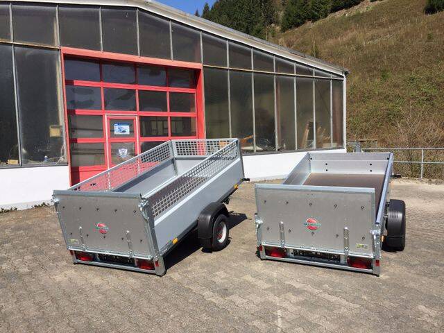 Kastenanhänger Stema Rex 25 - kompakter Kippanhänger mit Auffahrrampe