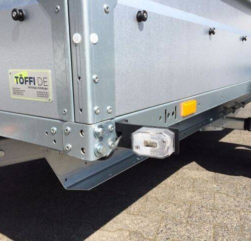 Kastenanhänger Stema Rex 25 - kompakter Kippanhänger mit Auffahrrampe