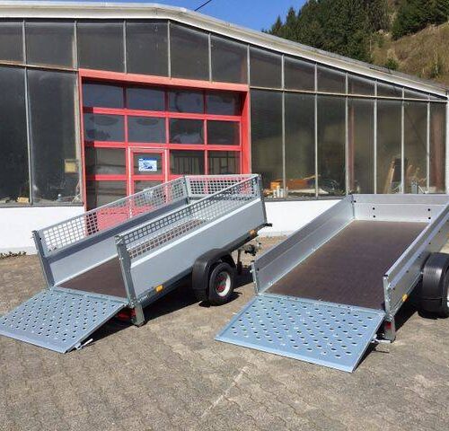 Kastenanhänger Stema Rex 25 - kompakter Kippanhänger mit Auffahrrampe