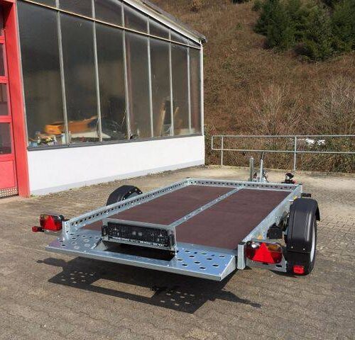 Motorradanhänger Stema WOM XT STS XT O2 13-25-15.1 Absenkanhänger - Ideal für 2 Motorräder!