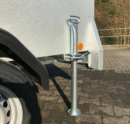 Kastenanhänger TPV KT-EU2 Kastenanhänger mit Deckel - Silbergrau-