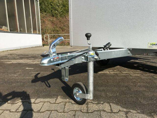 Kastenanhänger TPV KT-EU2 Kastenanhänger mit Deckel - Silbergrau-