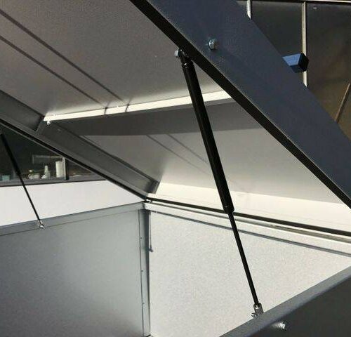 Kastenanhänger TPV KT-EU2 Kastenanhänger mit Deckel - Silbergrau-