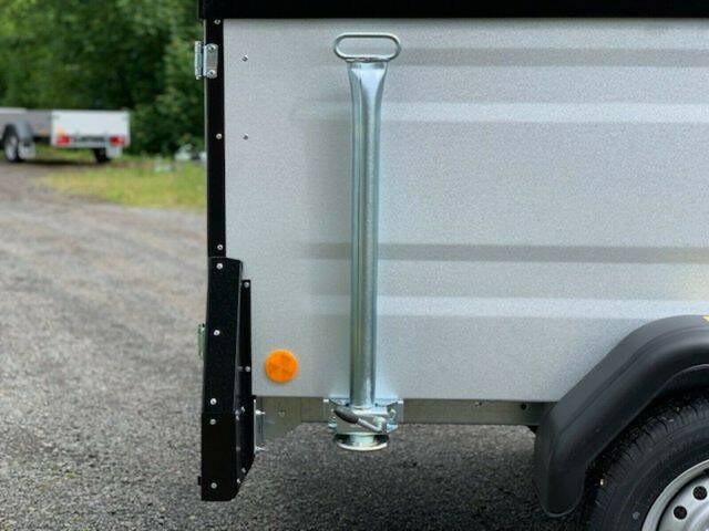 Kastenanhänger TPV KT-EU2 Kastenanhänger mit Deckel - Silbergrau-