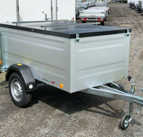 Kofferanhänger TPV KT-EU2 Koffer Anhänger mit Deckel - Silbergrau-