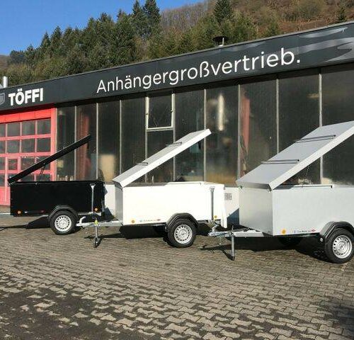 Kofferanhänger TPV KT-EU2 Koffer Anhänger mit Deckel - Silbergrau-