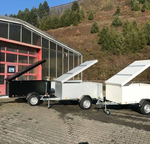 Kofferanhänger TPV KT-EU2 Koffer Anhänger mit Deckel - Silbergrau-