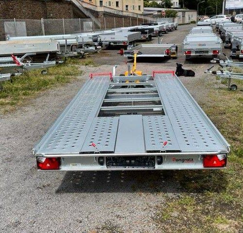 transporter-feuerverzinkt Autotransporter Pongratz L-AT 470 T-K 3.500kg - Kippbar! - 470x202cm