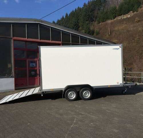 Kofferanhänger WM Meyer AZ 2740/185 S35 - 4 mtr. Koffer mit Heckrampe